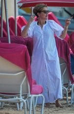 EMMA FORBES Out on the Beach in Barbados 12/27/2019