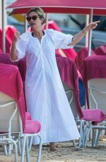 EMMA FORBES Out on the Beach in Barbados 12/27/2019