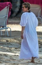 EMMA FORBES Out on the Beach in Barbados 12/27/2019