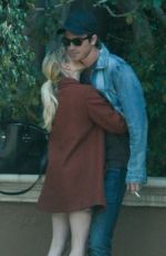 EMMA ROBERTS and Garrett Hedlund Kissing in Beverly Hills 01/08/2020