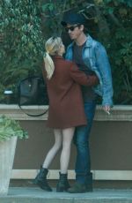 EMMA ROBERTS and Garrett Hedlund Kissing in Beverly Hills 01/08/2020