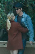 EMMA ROBERTS and Garrett Hedlund Kissing in Beverly Hills 01/08/2020