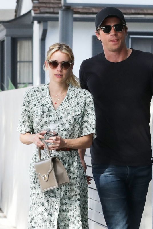 EMMA ROBERTS and Garrett Hedlund Out and About in Los Angeles 01/07/2020