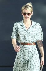 EMMA ROBERTS and Garrett Hedlund Out and About in Los Angeles 01/07/2020