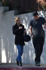 EMMA ROBERTS and Garrett Hedlund Out in Studio City 01/12/2020