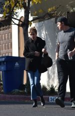 EMMA ROBERTS and Garrett Hedlund Out in Studio City 01/12/2020