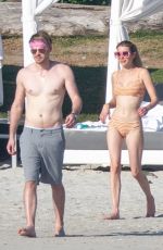 EMMA ROBERTS in Bikini at a Beach in Punta Mita 01/18/2020