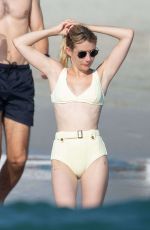 EMMA ROBERTS in Bikini at a Beach in Punta Mita 01/19/2020