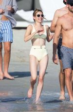 EMMA ROBERTS in Bikini at a Beach in Punta Mita 01/19/2020