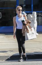 EMMA ROBERTS Leaves a Gym in West Hollywood 01/10/2020