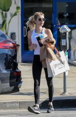 EMMA ROBERTS Leaves a Gym in West Hollywood 01/10/2020
