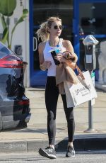 EMMA ROBERTS Leaves a Gym in West Hollywood 01/10/2020