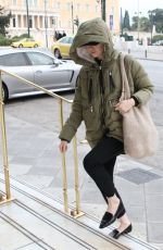 EMMA STONE Arrives at Athens International Airport 01/27/2020