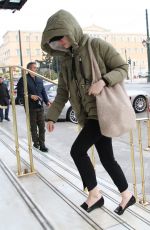 EMMA STONE Arrives at Athens International Airport 01/27/2020
