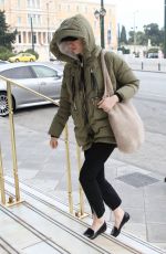 EMMA STONE Arrives at Athens International Airport 01/27/2020