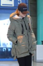 EMMA STONE Arrives at Athens International Airport 01/27/2020