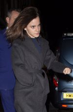 EMMA WATSON Leaves C Restaurant in London 01/30/2020