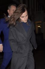 EMMA WATSON Leaves C Restaurant in London 01/30/2020