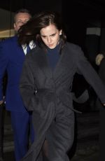 EMMA WATSON Leaves C Restaurant in London 01/30/2020