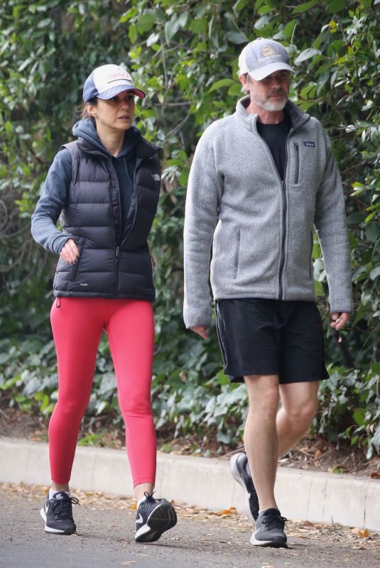 EMMANUELLE CHRIQUI Out Hikinig in Hollywood 01/20/2020