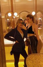 EUGENIE and CHARLOTTE BOUCHARD at New year