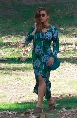 EVA MENDES Out and About in Los Angeles 01/04/2020