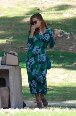 EVA MENDES Out and About in Los Angeles 01/04/2020