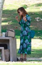 EVA MENDES Out and About in Los Angeles 01/04/2020