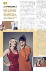 EVANNA LYNCH and DANIELLA MONET in Raise Vegan Magazine, August 2019