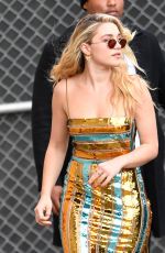 FLORENCE PUGH Arrives at Jimmy Kimmel Live in Los Angeles 01/16/2020
