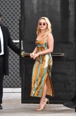 FLORENCE PUGH Arrives at Jimmy Kimmel Live in Los Angeles 01/16/2020