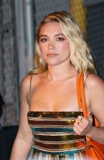 FLORENCE PUGH Arrives at Jimmy Kimmel Live in Los Angeles 01/16/2020