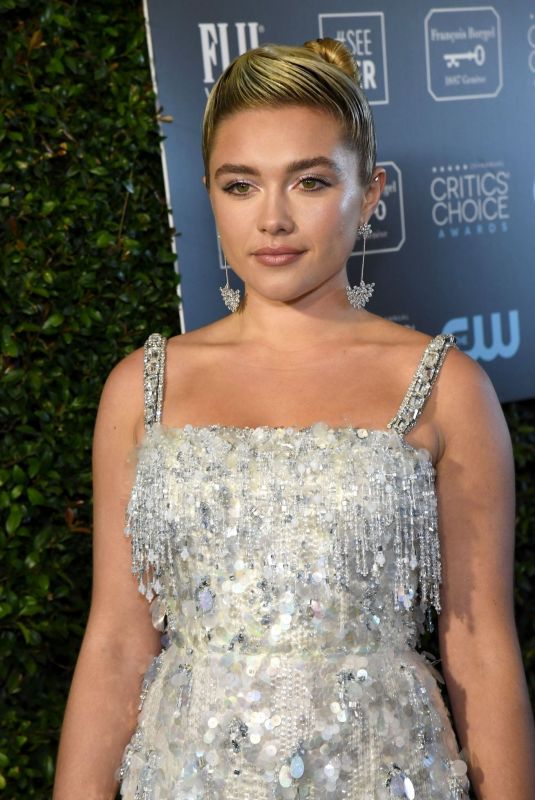 FLORENCE PUGH at 25th Annual Critics Choice Awards in Santa Monica 01/12/2020