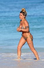 FLORENCIA PENA in Bikini on the Beach in Mexico 12/31/2019