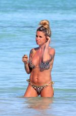 FLORENCIA PENA in Bikini on the Beach in Mexico 12/31/2019