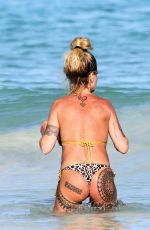 FLORENCIA PENA in Bikini on the Beach in Mexico 12/31/2019