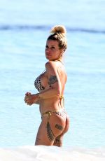 FLORENCIA PENA in Bikini on the Beach in Mexico 12/31/2019
