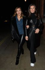 FRANCESCA ALLEN and MARIA WILD at Zuma Restaurant in London 01/03/2020