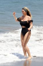 FRANKIE ESSEX in Bikini on the Beach in Tenerife 01/03/2020