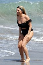 FRANKIE ESSEX in Bikini on the Beach in Tenerife 01/03/2020
