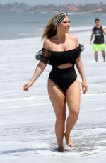 FRANKIE ESSEX in Bikini on the Beach in Tenerife 01/03/2020