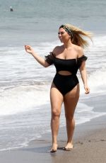 FRANKIE ESSEX in Bikini on the Beach in Tenerife 01/03/2020