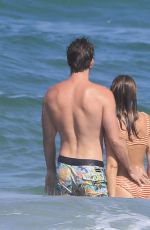 GABRIELLA BROOKS and Liam Hemsworth at a Beach in Byron Bay 01/16/2020
