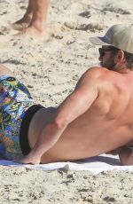 GABRIELLA BROOKS and Liam Hemsworth at a Beach in Byron Bay 01/16/2020