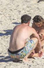 GABRIELLA BROOKS and Liam Hemsworth at a Beach in Byron Bay 01/16/2020