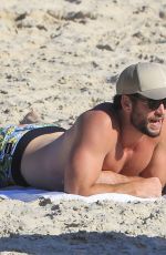 GABRIELLA BROOKS and Liam Hemsworth at a Beach in Byron Bay 01/16/2020
