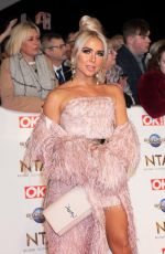 GABRIELLE ALLEN at National Television Awards 2020 in London 01/28/2020