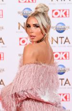 GABRIELLE ALLEN at National Television Awards 2020 in London 01/28/2020