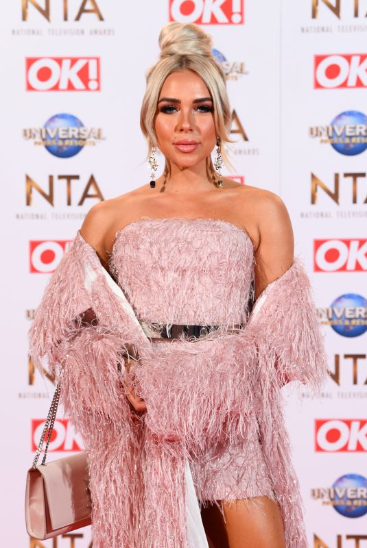 GABRIELLE ALLEN at National Television Awards 2020 in London 01/28/2020