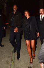 GABRIELLE UNION Leaves YSL Party in Los Angeles 01/04/2020